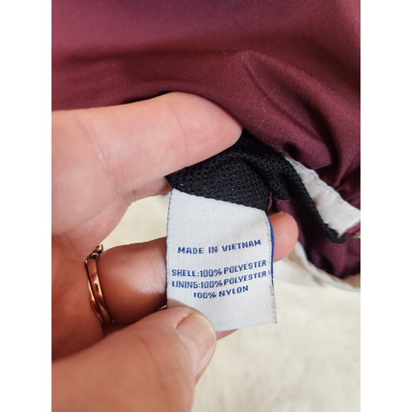 Russell Athletic Men's White Red Long Sleeve Full Zip Windbreaker Jacket Sz XL - Picture 5 of 7